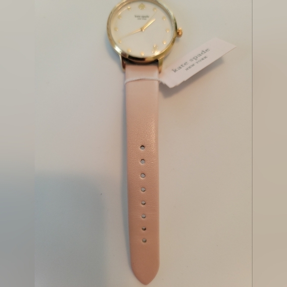 NWT Kate Spade Ladies Metro Monogram Leather Watch - Picture 4 of 8
